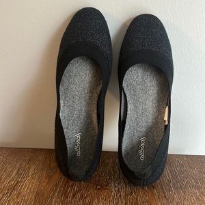 Allbirds black Wool Breezers flats in size W10 - never worn, without tags